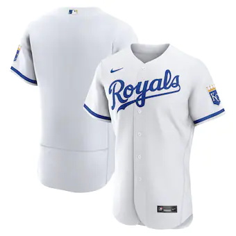 mens nike white kansas city royals 2022 home authentic jers